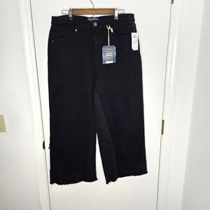 Democracy Absolution Skyrise Women's Black Wide-Leg Jeans NWT 16